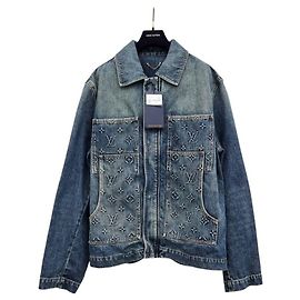 Louis Vuitton Giacca in denim Carpenter non utilizzata Blu