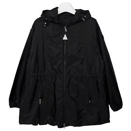Moncler Unused Wet Hood Jacket Black Black