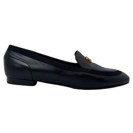 Chanel Logo Loafer Schwarz