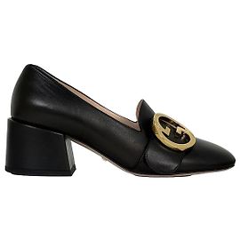 Gucci Blondie Mid-Heel Pumps Black