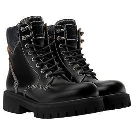 Louis Vuitton Remix Combat Boots Black Black
