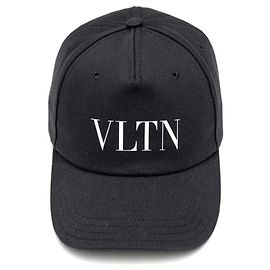 Valentino Logo Printed Men's Baseball Cap Black
