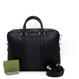 Gucci Pasta média em tecido GG Supreme Preto