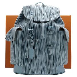 Louis Vuitton Sac à dos Christopher MM bleu clair pour homme Bleu