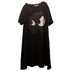 Autre Marque Robe McQ Alexander McQueen à manches courtes imprimé monstre Noir