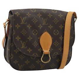 LOUIS VUITTON Monogram Saint Cloud GM Schultertasche M51242 LV Auth ep15315A Monogramm