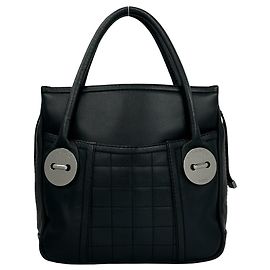 Bolsa Chanel em couro de vitelo granulado preto Preto