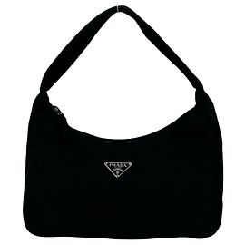 Prada Mini Handbag Accessory Pouch Black