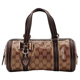 Sac Boston Monogram Gucci Marron