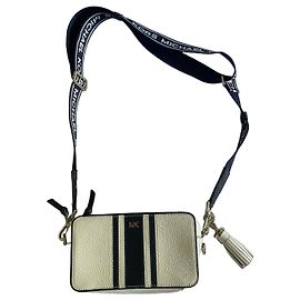 Borsa a tracolla in pelle Michael Kors Nero Bianco