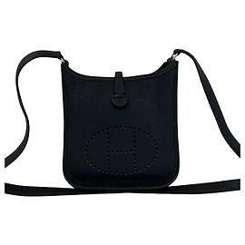 Hermès Borsa a tracolla Hermes Evelyne TPM Mini Blu navy