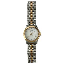 Reloj de pulsera GUCCI GG Logo de acero inoxidable con movimiento de cuarzo Otro
