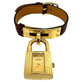 Hermès Relógio HERMES Vintage Kelly banhado a ouro a quartzo Outro