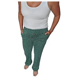 Claudie Pierlot gemusterte Hose grün Grün