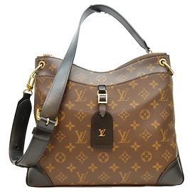 Borsa a Spalla Louis Vuitton Monogram Odeon NM Marrone
