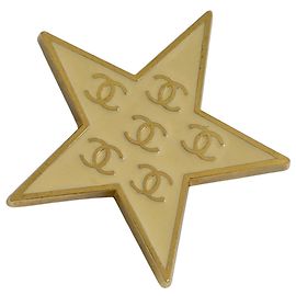 Spilla Chanel Coco Mark Star D'oro