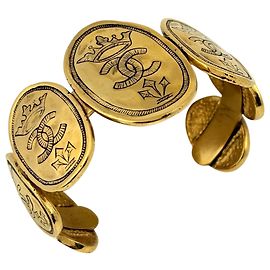 Pulsera rígida Chanel Coco Mark GP Gold Dorado
