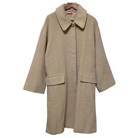 Max Mara Wool Cashmere Coat Beige