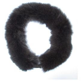 S Max Mara Fox Fur 2way Accessory Set Brown