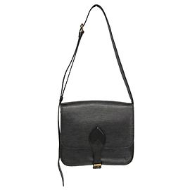 Borsa a tracolla Louis Vuitton Epi Cartouchiere M52242 da donna Nero
