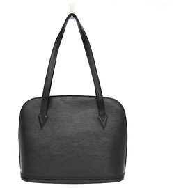 Bolsa de Ombro Louis Vuitton Epi Lussac Preto