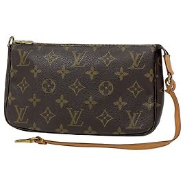 Louis Vuitton Monogram Pochette Accessoires Castaño