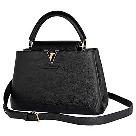 Borsa Louis Vuitton Capucines MM Nero