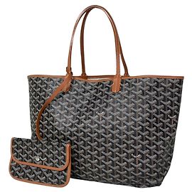 Borsa Tote Goyard Saint Louis PM Marrone Nero