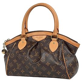 Louis Vuitton Tivoli PM Tote Bag Braun Monogramm