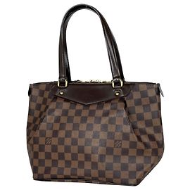 Louis Vuitton Westminster PM Handbag Brown Damier ebene