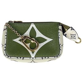 Louis Vuitton Mini Pochette Accessoires Beige Kaki