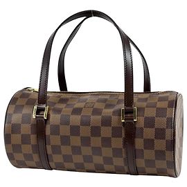 Bolsa Louis Vuitton Papillon 26 Marrom Damier ebene