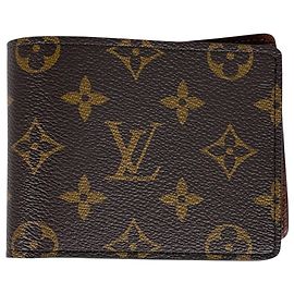 Louis Vuitton Monogram Bi-fold Wallet Brown Monogram