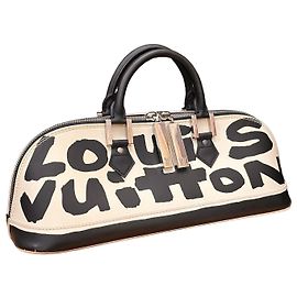 Louis Vuitton Alma Monogram Graffiti Noir Blanc Monogramme