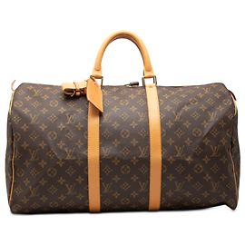 Louis Vuitton Brown Monogram Keepall 50 Brown