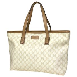 Gucci GG Pattern Tote Bag Weiß
