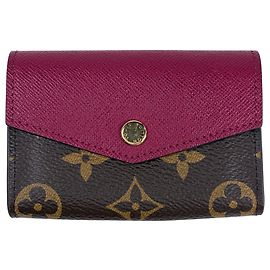 Louis Vuitton Multicartes Sarah Kartenetui Braun Fuschia