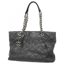 Borsa Tote Chanel Matelassé in agnello Nero