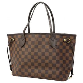 Sac cabas Louis Vuitton Damier Neverfull PM Damier ebène