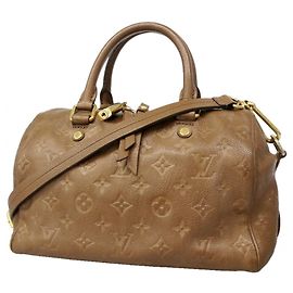 Borsa Louis Vuitton Monogram Empreinte Speedy Bandoulière 25 Bronzo