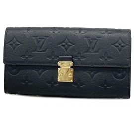 Cartera larga Salametis Monogram Empreinte Louis Vuitton Negro
