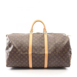 Bolsa Boston Louis Vuitton Keepall 55 Monogram Marrom