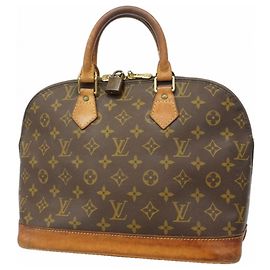 Borsa Louis Vuitton Alma Monogram Marrone