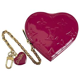 Monedero Monogram Vernis Louis Vuitton Rosa