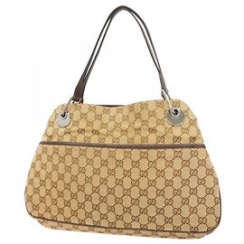 Borsa Tote Gucci GG Canvas 121023 Beige da donna Beige