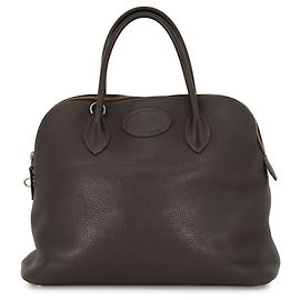 Hermès Bolsa Hermes Bolide 35 em Cacao Chocolate