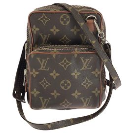 Bolso de Hombro Louis Vuitton Monogram Mini Amazon Castaño Monograma