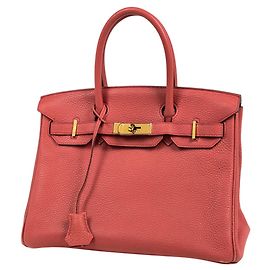 Hermès Bolsa Hermes Birkin 30 em Bougainvillier Outro