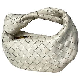 Borsa a mano bianca Bottega Veneta Bianco