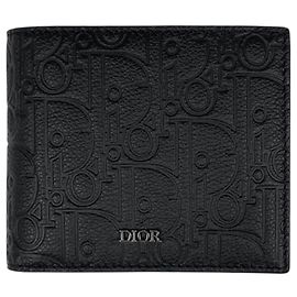 Christian Dior Black Bifold Wallet Black